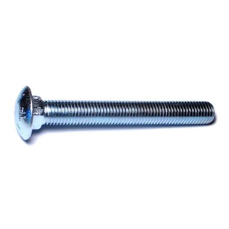 Midwest Fastener 3/4"-10 x 6" Zinc Plated Grade 5 Steel Coarse Thread Carriage Bolts 20PK 07535